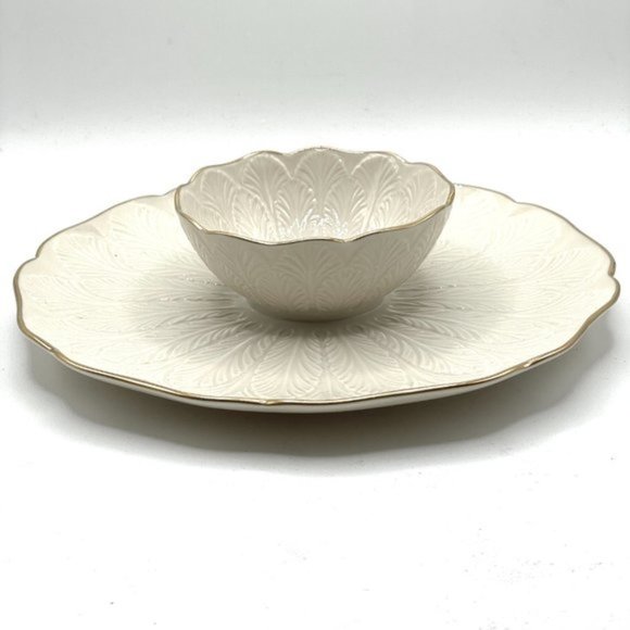 Lenox Dining Vintage Lenox Fine China Greenfield Collection Chip